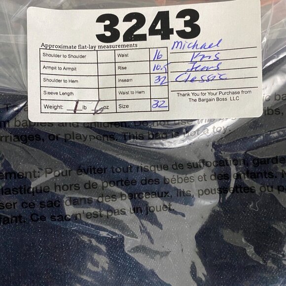 Michael Kors Jeans Women 32 Blue Denim Classic Dark Wash - Picture 11 of 11